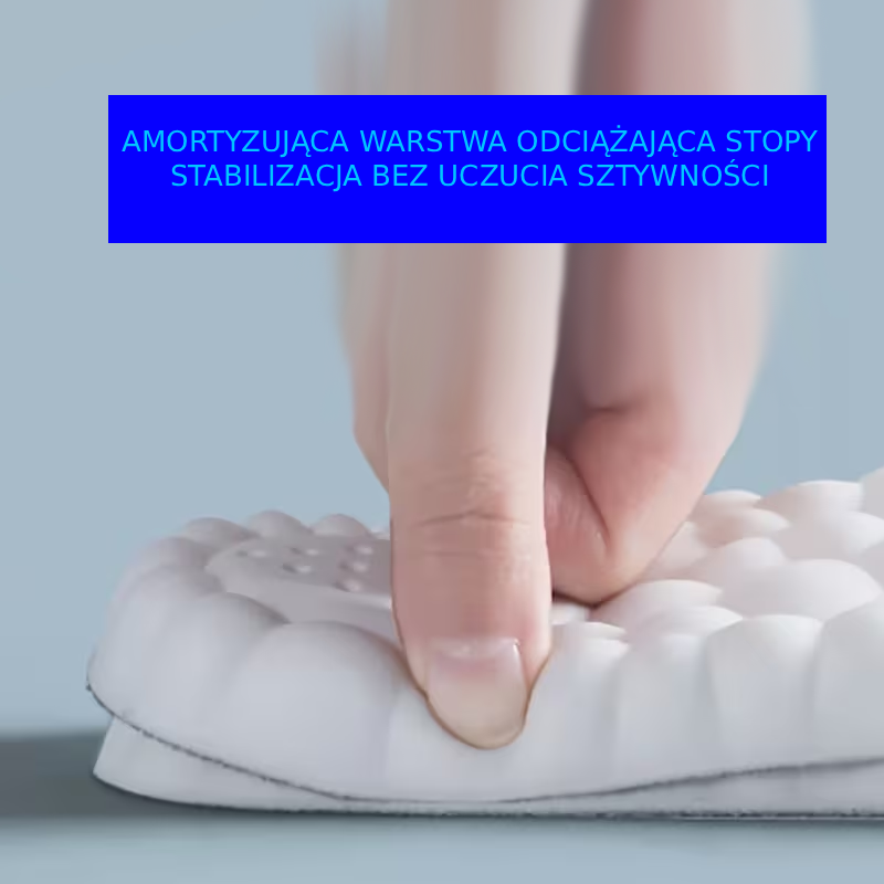 KOMFORTOWE WKŁADKI DO BUTÓW ODCIĄŻAJĄCE STOPY